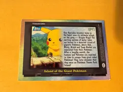 Pokemon TV Animation Edition Card EP17 Island of the Giant Pokemon -FOIL- HP - Image 4