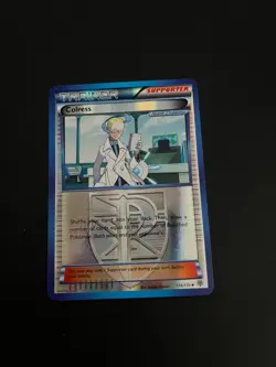 Colress 118/135 Reverse Holo Plasma Storm Uncommon Pokemon Trading Card TCG - Image 2