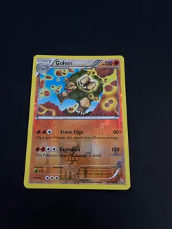 Pokemon Card Golem 47/106 XY Flashfire Reverse Holo Rare Pokemon TCG - Image 1