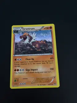 Tyrantrum 62/111 Rare XY Furious Fists Cosmos Holo Pokemon Card TCG - Image 1