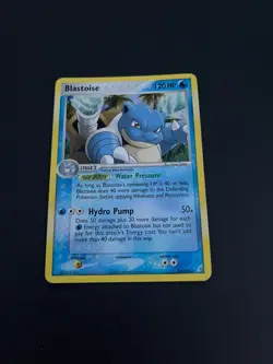 Pokemon Blastoise 14/100 Holo Ex Crystal Guardians Pokemon Trading Card TCG - Image 1