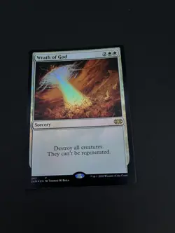 MTG Wrath of God 383 Foil Double Masters Magic The Gathering Trading Card - Image 1