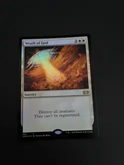 MTG Wrath of God 383 Foil Double Masters Magic The Gathering Trading Card - Image 1