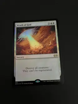 MTG Wrath of God 383 Foil Double Masters Magic The Gathering Trading Card - Image 2