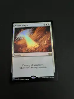 MTG Wrath of God 383 Foil Double Masters Magic The Gathering Trading Card - Image 1