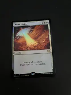 MTG Wrath of God 383 Foil Double Masters Magic The Gathering Trading Card - Image 1