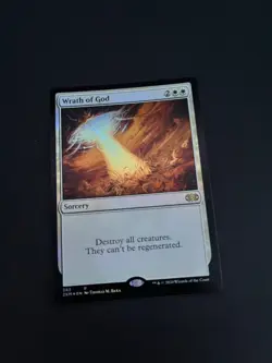 MTG Wrath of God 383 Foil Double Masters Magic The Gathering Trading Card - Image 1