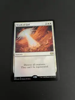 MTG Wrath of God 383 Foil Double Masters Magic The Gathering Trading Card - Image 1