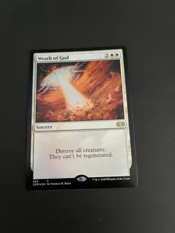 MTG Wrath of God 383 Foil Double Masters Magic The Gathering Trading Card - Image 2