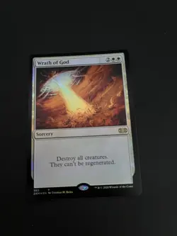 MTG Wrath of God 383 Foil Double Masters Magic The Gathering Trading Card - Image 1