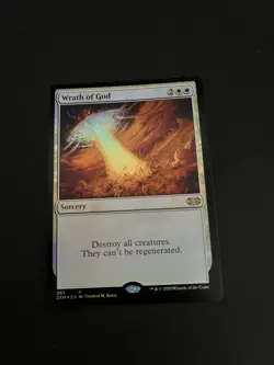 MTG Wrath of God 383 Foil Double Masters Magic The Gathering Trading Card - Image 2