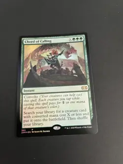 MTG Double Masters Chord Of Calling Foil Promo Rare 384 Trading Card TCG - Image 1