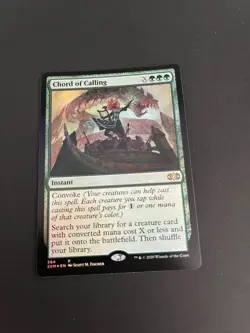 MTG Double Masters Chord Of Calling Foil Promo Rare 384 Trading Card TCG - Image 2