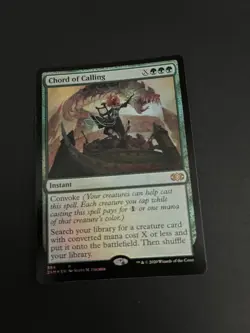 MTG Double Masters Chord Of Calling Foil Promo Rare 384 Trading Card TCG - Image 1