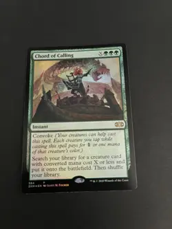 MTG Double Masters Chord Of Calling Foil Promo Rare 384 Trading Card TCG - Image 1