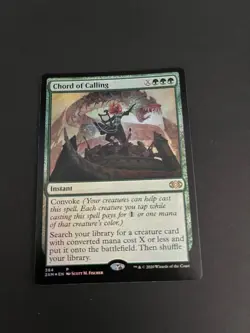 MTG Double Masters Chord Of Calling Foil Promo Rare 384 Trading Card TCG - Image 1