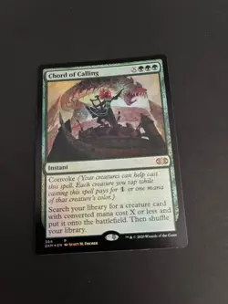 MTG Double Masters Chord Of Calling Foil Promo Rare 384 Trading Card TCG - Image 1