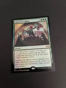 MTG Double Masters Chord Of Calling Foil Promo Rare 384 Trading Card TCG - Image 2