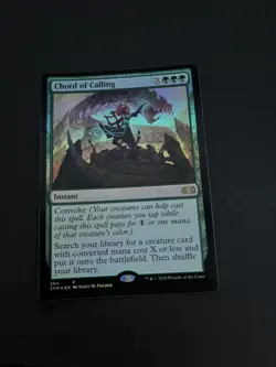 MTG Double Masters Chord Of Calling Foil Promo Rare 384 Trading Card TCG - Image 1