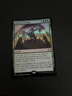 MTG Double Masters Chord Of Calling Foil Promo Rare 384 Trading Card TCG - Image 2