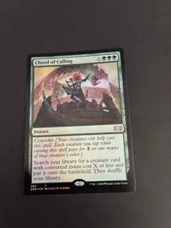 MTG Double Masters Chord Of Calling Foil Promo Rare 384 Trading Card TCG - Image 1