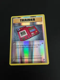 Pokedex Reverse Holo XY Evolutions Pokemon 82/108 Pokemon Trading Card TCG - Image 1