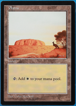 Plains (APAC b Australia Promo) HP MTG MAGIC CARD (498338) ABUGames - Image 1