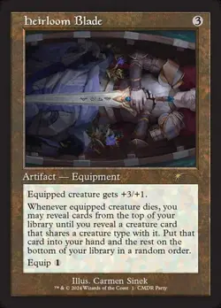 Heirloom Blade - Retro Frame Promo WPN NM MTG - Image 1