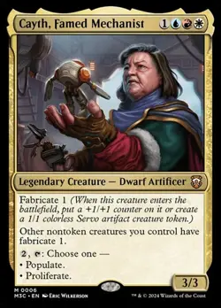 Cayth, Famed Mechanist MH3C NM MTG - Image 1