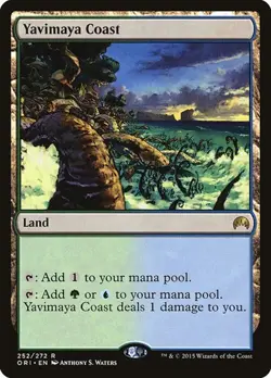 Yavimaya Coast Magic Origins NM MTG - Image 1