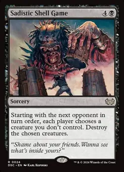 Sadistic Shell Game DSC NM MTG - Image 1