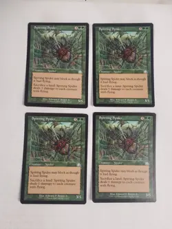 MTG Playset 4x Spitting Spider (Prophecy/Green/U) - BGM - Image 1