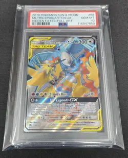 MLTRS/ZPDS/ARTCN.GX HIDDEN FATES-FULL ART POKEMON SUN & MOON 2019 #66 PSA 10 - Image 1