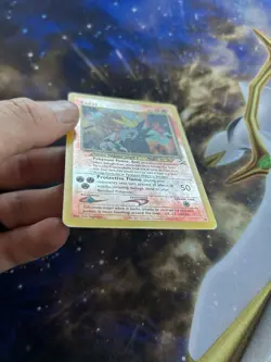 Entei WOTC Promo Reverse Holo Pokemon #34 Heavy Play Condition - Image 2