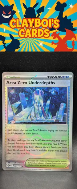 Area Zero Underdepths Prismatic Evolutions Pokemon 094/131 Poke Ball Holo NM+ - Image 1