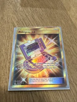 Pokemon Unbroken Bonds Pokegear 3.0 233/214 Gold Secret Rare Item NM - Image 1