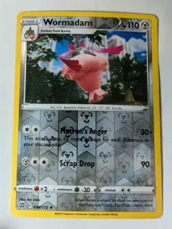 Wormadam 098/172 Brilliant Stars Pokemon Reverse Holo Foil Nice! - Image 1