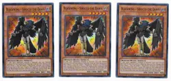 3X Yugioh Blackwing - Sirocco the Dawn BLCR-EN058 Ultra Rare 1st Edition NM - Image 1