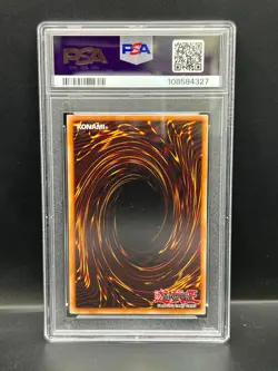 Yugioh PSA 9 MINT Dark Magician MVP1-ENGV3 Gold Secret Rare Limited Ed S#4327 - Image 2