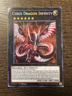 Cyber Dragon Infinity - MP16-EN237 - Secret Rare - 1st Edition YuGiOh! - MP - Image 1