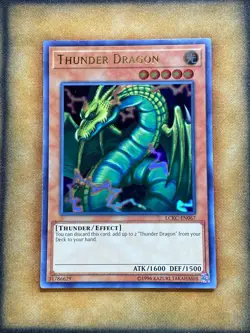 Yugioh Thunder Dragon LCKC-EN067 Ultra Rare NM - Image 1