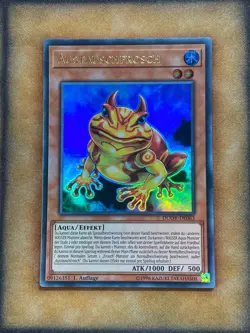 Yugioh Swap Frog DUOV-EN063 DUOV-DE063 Ultra Rare 1st Ed GERMAN NM - Image 1