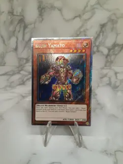 RA04-EN209 BUJIN YAMATO PLATINUM SECRET RARE 1ST EDITION YuGiOh CARD - Image 1
