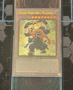 Yugioh Sengenjin Wakes from a Millennium INFO-EN001 Ultra Rare 1st Ed NM - Image 1