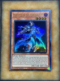 Yugioh Priestess of the Ashened City PHNI-EN093 Ultra Rare 1st Ed NM - Image 1