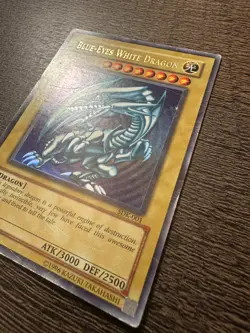 Yugioh SDK-001 BLUE EYES WHITE DRAGON ultra rare Unlimited - MP - Image 2
