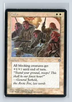 RALLY - MTG Magic the Gathering Card - Ice Age - Common - Image 1