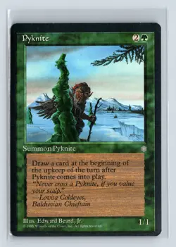 PYKNITE - MTG Magic the Gathering Card - Ice Age - Common - Image 1