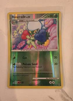 Roserade 81/147 Pokemon Card Supreme Victors Reverse Holo - NM - Image 1