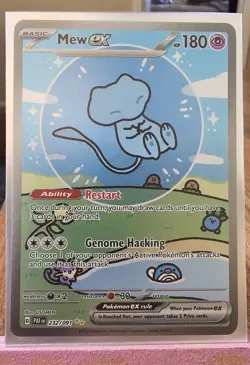 Pokemon TCG Bubble Mew EX 232/091 Paldean Fates Special Illustration Rare Card - Image 2